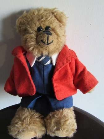 Vintage Teddy Bear dressed .in School Clothing