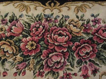 Stunning Vintage  Tapestry Clutch  Bag with Bakelite Clasp