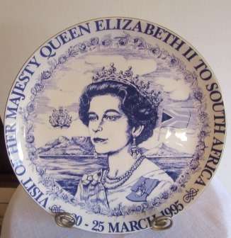 Her Majesty Queen Elizabeth  Plate Visit to SA 1995