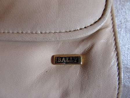 Vintage Bally Suisse Sling Bag in Cream