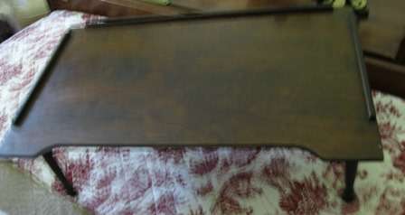Vintage/Antique breakfast tray with folding legs