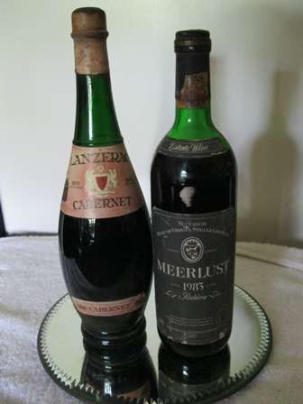 Meerlust Rubicon  Vintage 1983 & Lanzerac Cabernet Vintage 1970