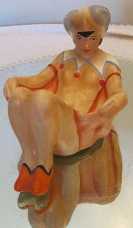 Vintage C1950 Girl in Tub made in Czechoslovakla