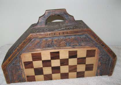 Wooden Chess Set & Backgammon