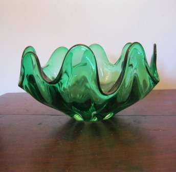 Balboa Venetian Glass Bowl In Mint Condition!!!
