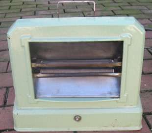 Vintage Enamel Green Heater