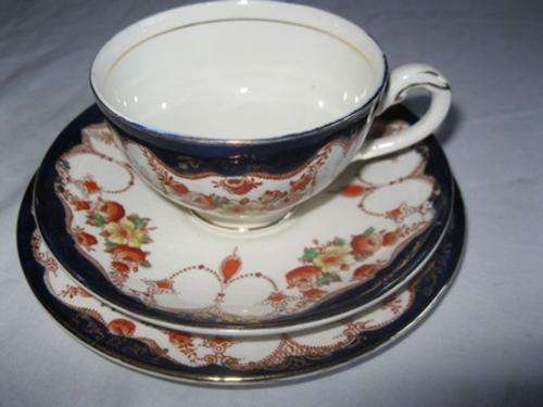 Beautiful Myott & Sons England Trio in the pattern Rosemary