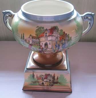 Unusual and Rare BeswicK Pedestal  Vase