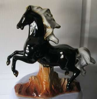 H. Bequet Quaregnon made in Belguim Horse Figurine
