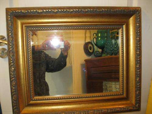 Beautiful Bevelled Gold Mirror