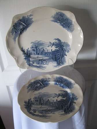 Johnson bros  Platter  Haddon Hall & Plate