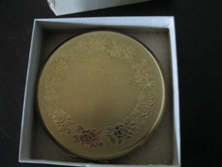 Stratton Gold Compact in Original Box