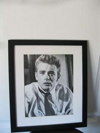 Black & White Framed Picture James Dean