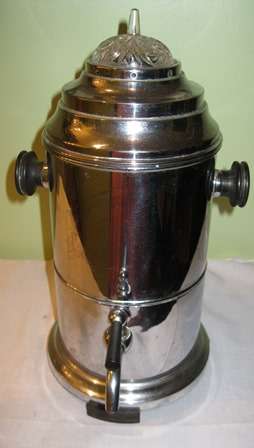 Stainless Steel Urn with Cut Glass Lid Made In Germany