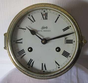 Schatz Royal Mariner Mechanical Ships Bell Clock