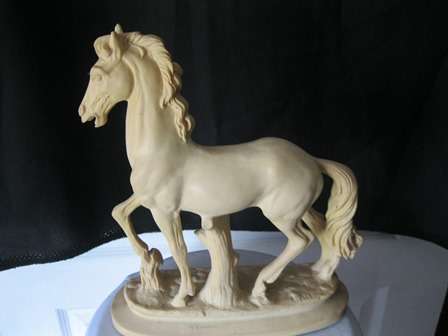 Large A Santini Sculpture of a Horse