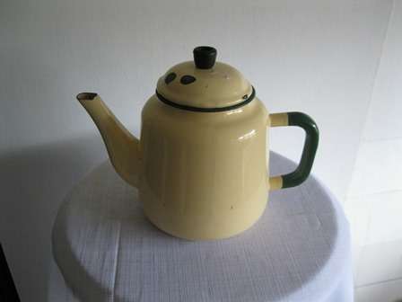 Vintage Enamel  Coffee Pot