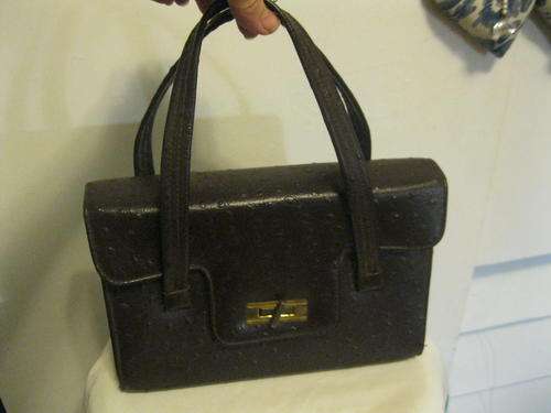 Vintage Pigalle Ostrich skin Bag