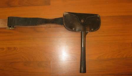 Vintage George Angus Firemans Axe with Leather Holder & Belt
