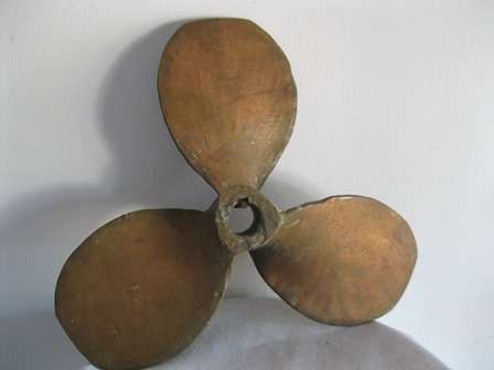 Vintage Brass Boat Propeller
