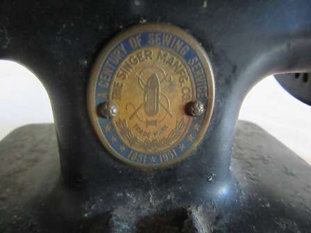 Vintage Childs Singer Sewing Machine Celebrating Centuary of Sewing 1851 to 1951