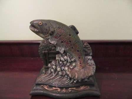 Cat Iron Fish Letter Holder