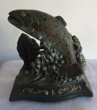 Cat Iron Fish Letter Holder