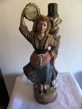 Luxardo Cherry Liqueur Lady  Dancer Decanter - Liqueur intact