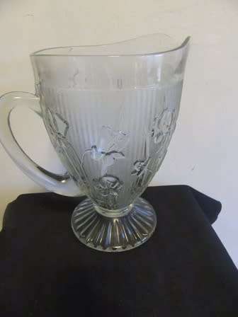 Pressed Glass Jug