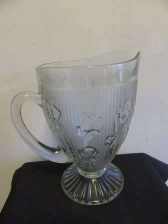 Pressed Glass Jug