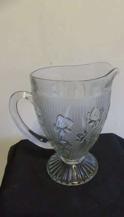 Pressed Glass Jug