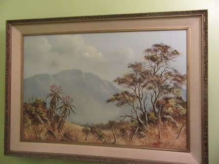 SA Artist Heather Rider Painting "Aloes"