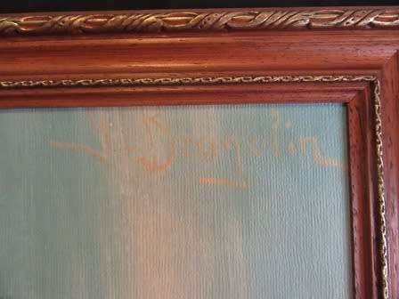 Vintage Framed Crying Boy Print by Giovanni Bragolin
