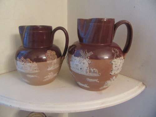 Royal Lambeth and Royal Doulton Jugs