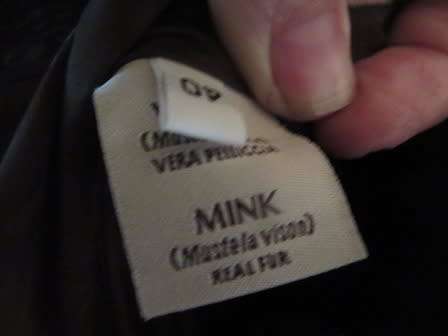 Gorgeous Manzari  Milano  Vintage Mink Fur Coat with Hood