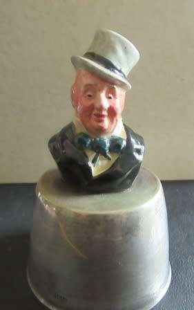Migawaber Character Yeoman Silver Plate Dinner Bell