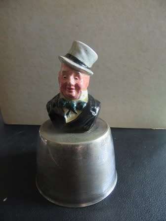 Migawaber Character Yeoman Silver Plate Dinner Bell