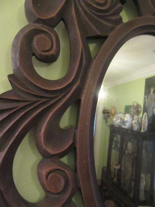 Scrolled Wall Mirror