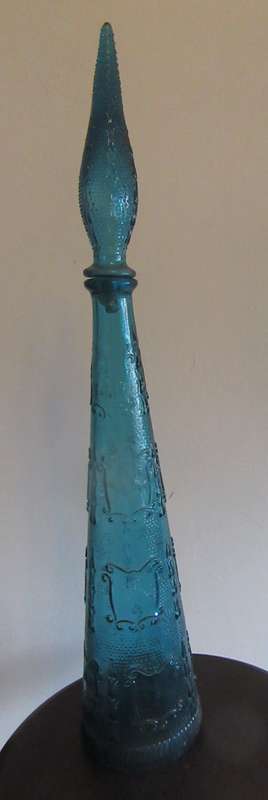 Teal l Glass Decanter
