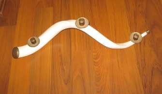 Horn Candelabra with Brass Fittings