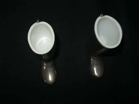 Silver Plated Grenadier Boots Spirit Measures