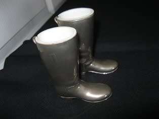 Silver Plated Grenadier Boots Spirit Measures