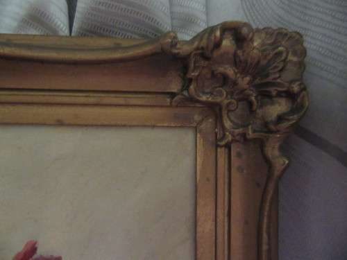 Investment Art - Giovanni Fasciotti Still Life Painting of Roses Framed