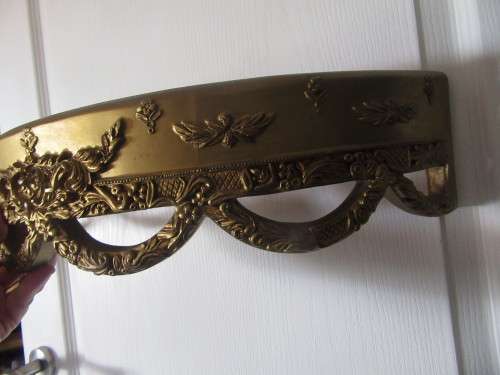 Gold Half Moon Decorative Wall Shelf