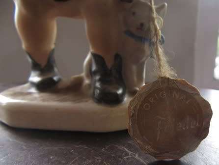 Friedel - Bavaria Western Germany Figurine Farm Helper with Horseshoe