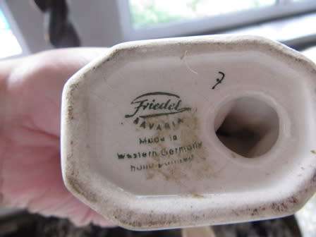 Friedel - Bavaria Western Germany Figurine Farm Helper with Horseshoe