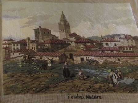 Unframed Tapestry of Funchal Maderia Cathedral