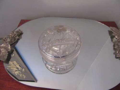 Crystal Round Candy Jar With Lid