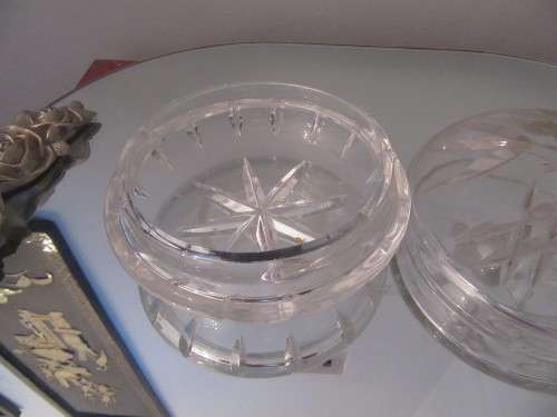 Crystal Round Candy Jar With Lid