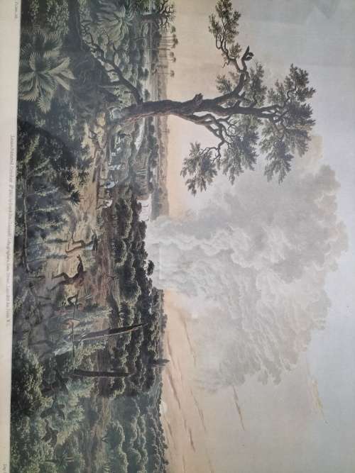 Set of 4 Thomas Baines Lithographs of The Victoria Falls